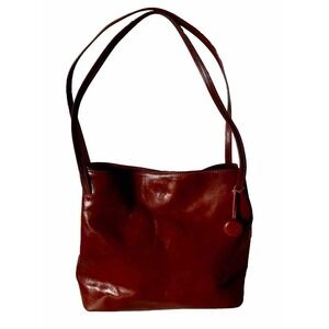Monsac Brown Leather Satchel